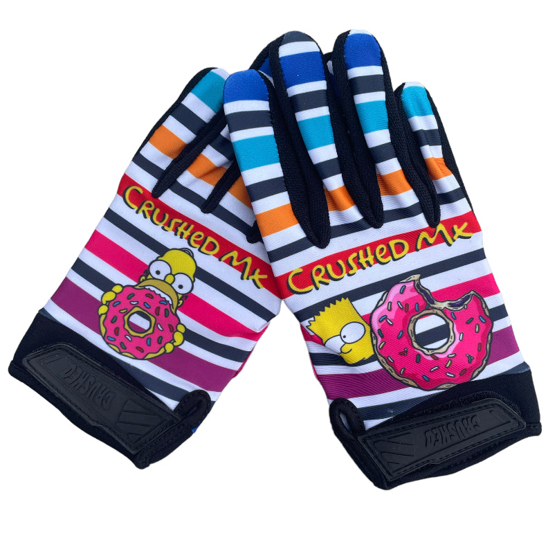 Striped Homers Family Crushed Gloves