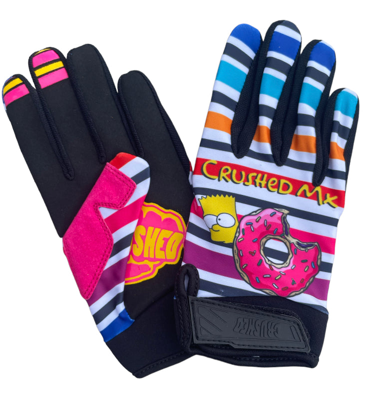 Striped Homers Family Crushed Gloves