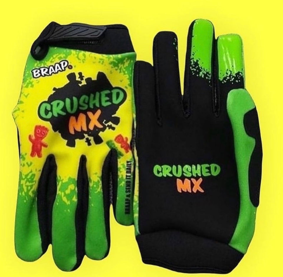 Crushed gloves hot sale