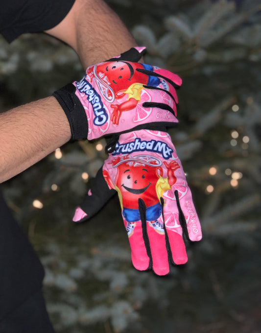 Pink “Cool” aid Crushed Glove