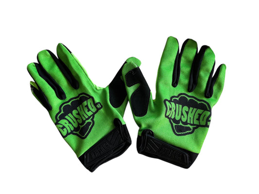 Green Crushed Gloves