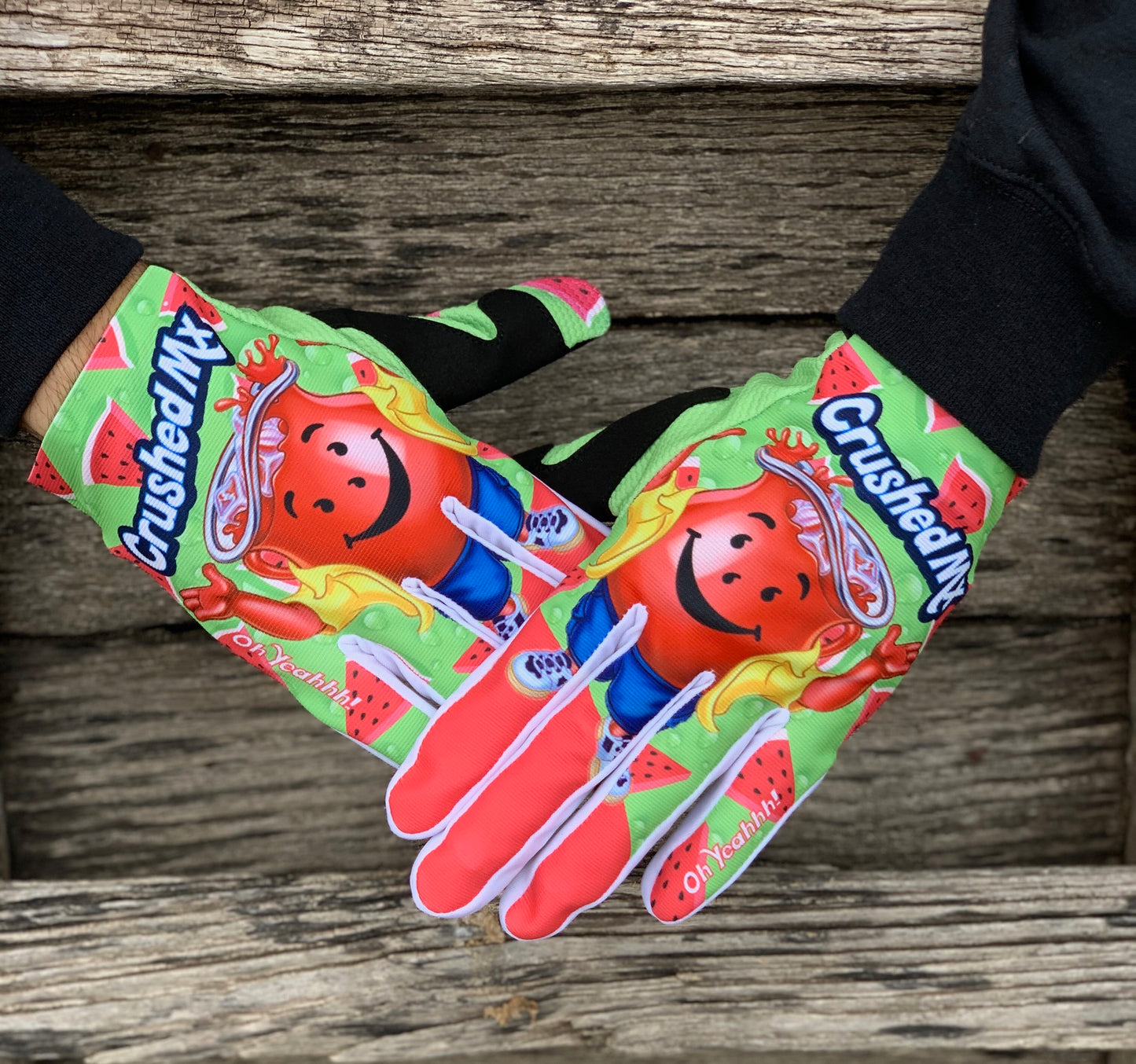 Watermelon “Cool” Aid Crushed Gloves