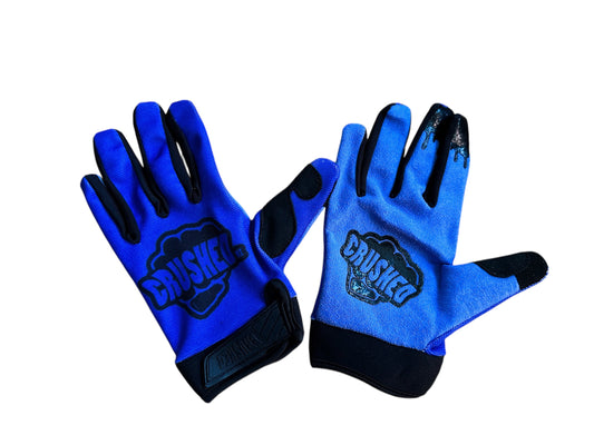 Royal Blue Crushed GLoves