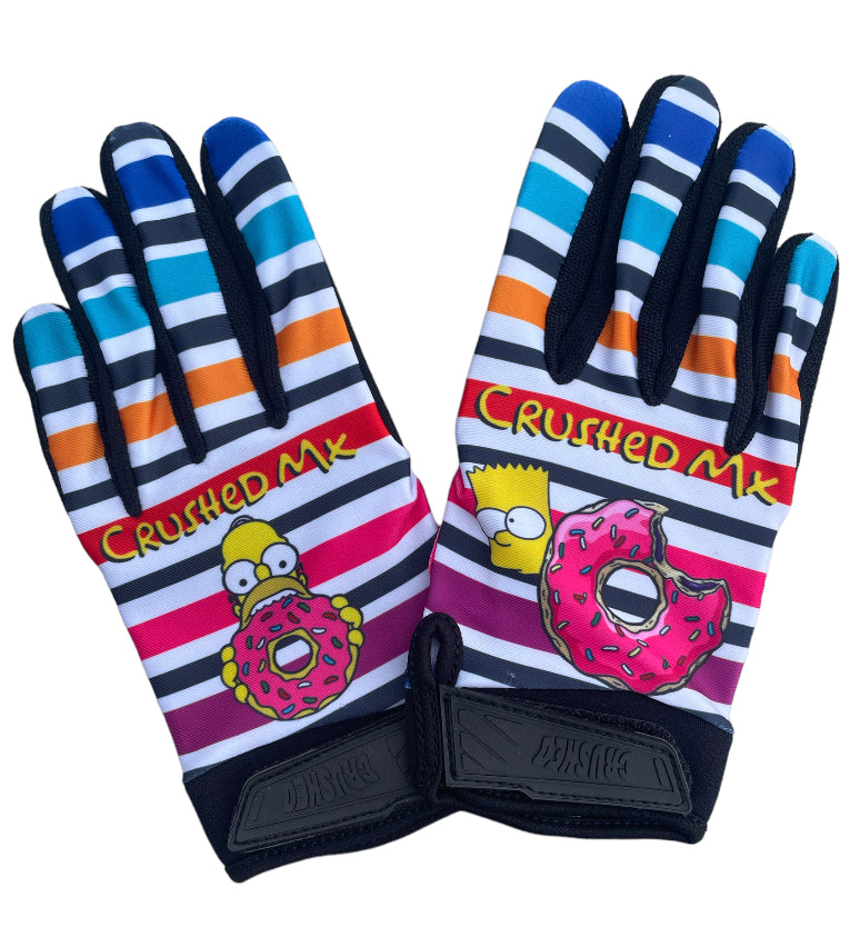 Striped Homers Family Crushed Gloves