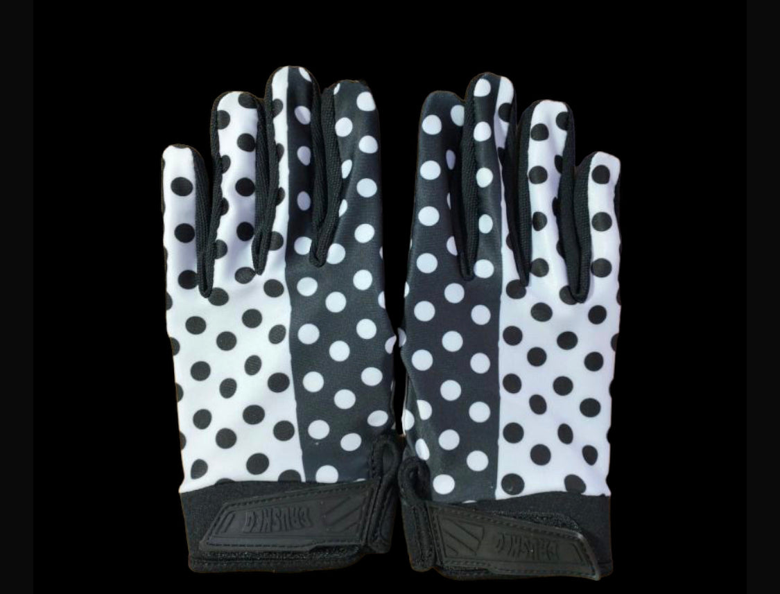 Polka Dot Crushed Gloves