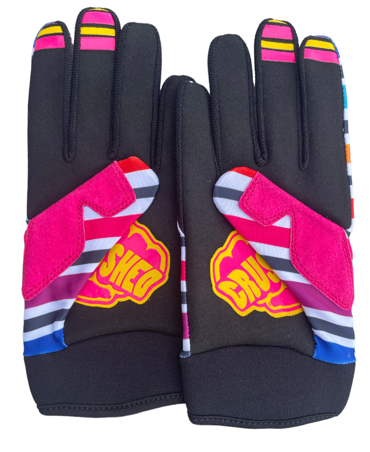 Striped Homers Family Crushed Gloves