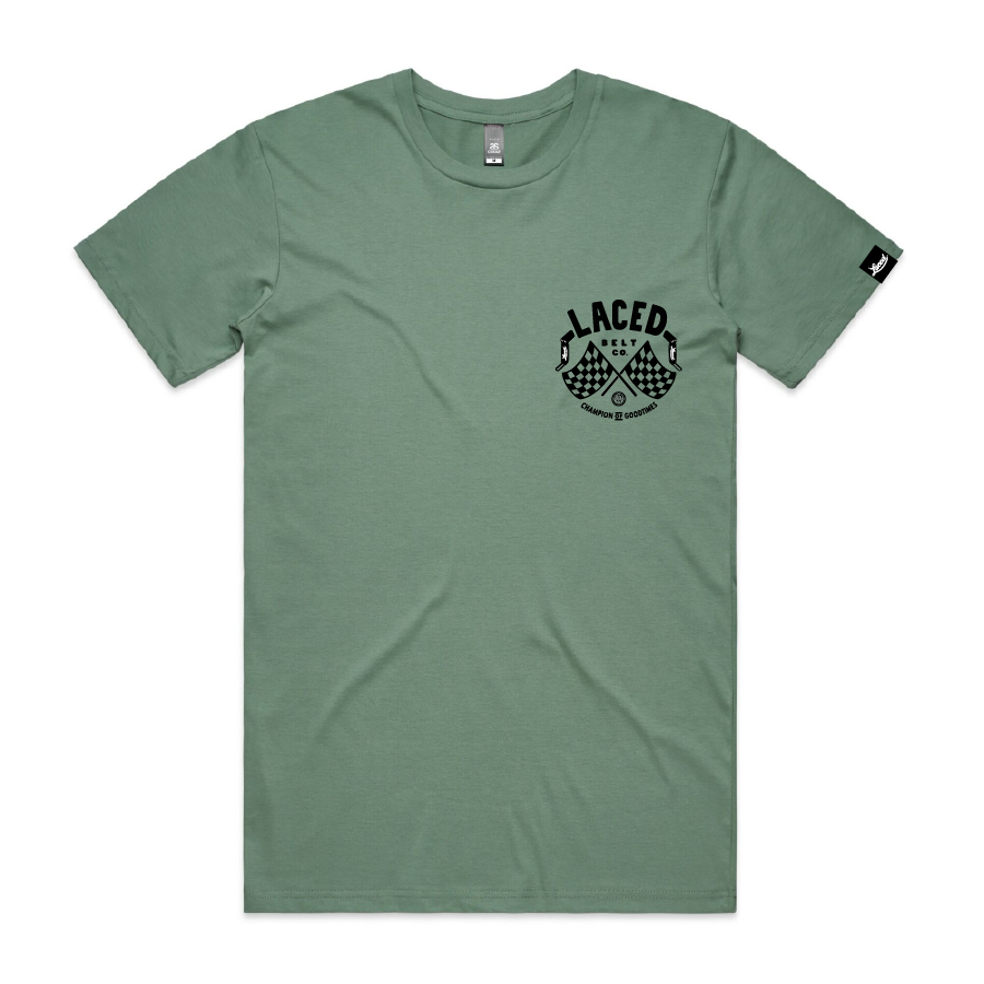 Sage Green Laced Tee Shirt