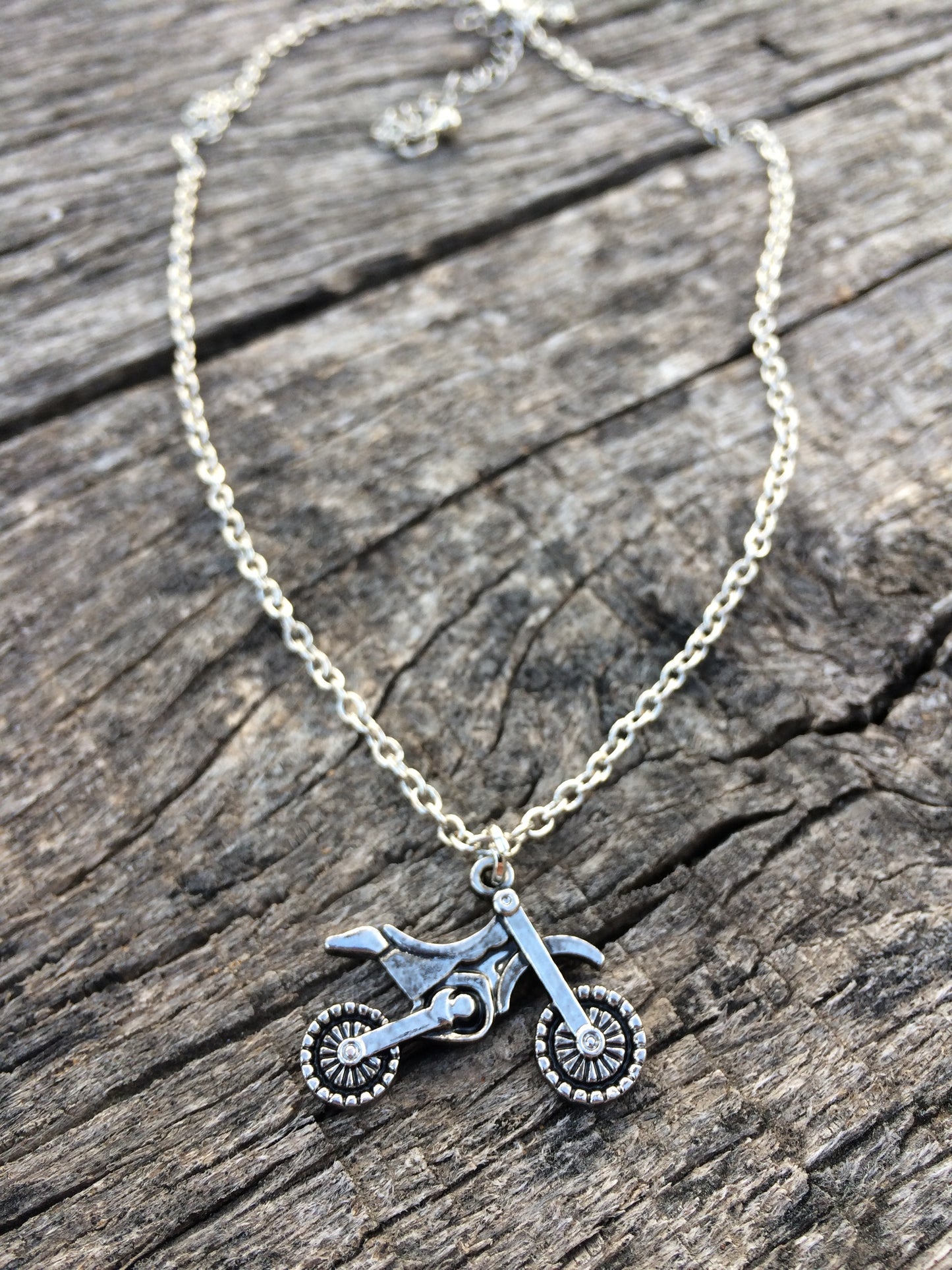 Chain Dirt Bike Necklace