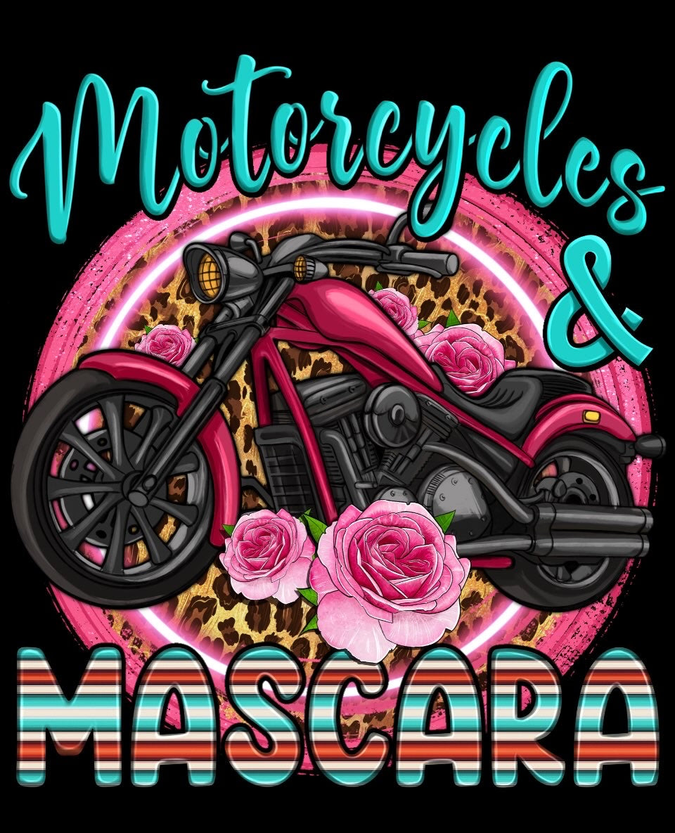 Motorcycles and Mascara Decal