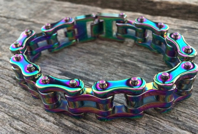 Titanium Color Chain Bracelet